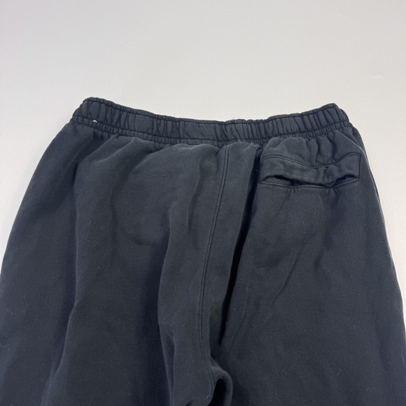 Nike Sweatpants Mens XL Black Fleece Jogger Waist Drawstring Cuffed Pockets Logo - Picture 9 of 10